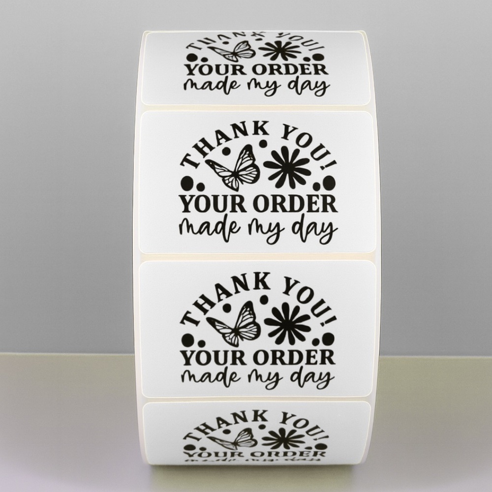 Thank you your order made my day | Cute Small Business Packaging Labels